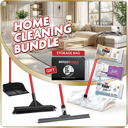 Household cleaning supplies bundle